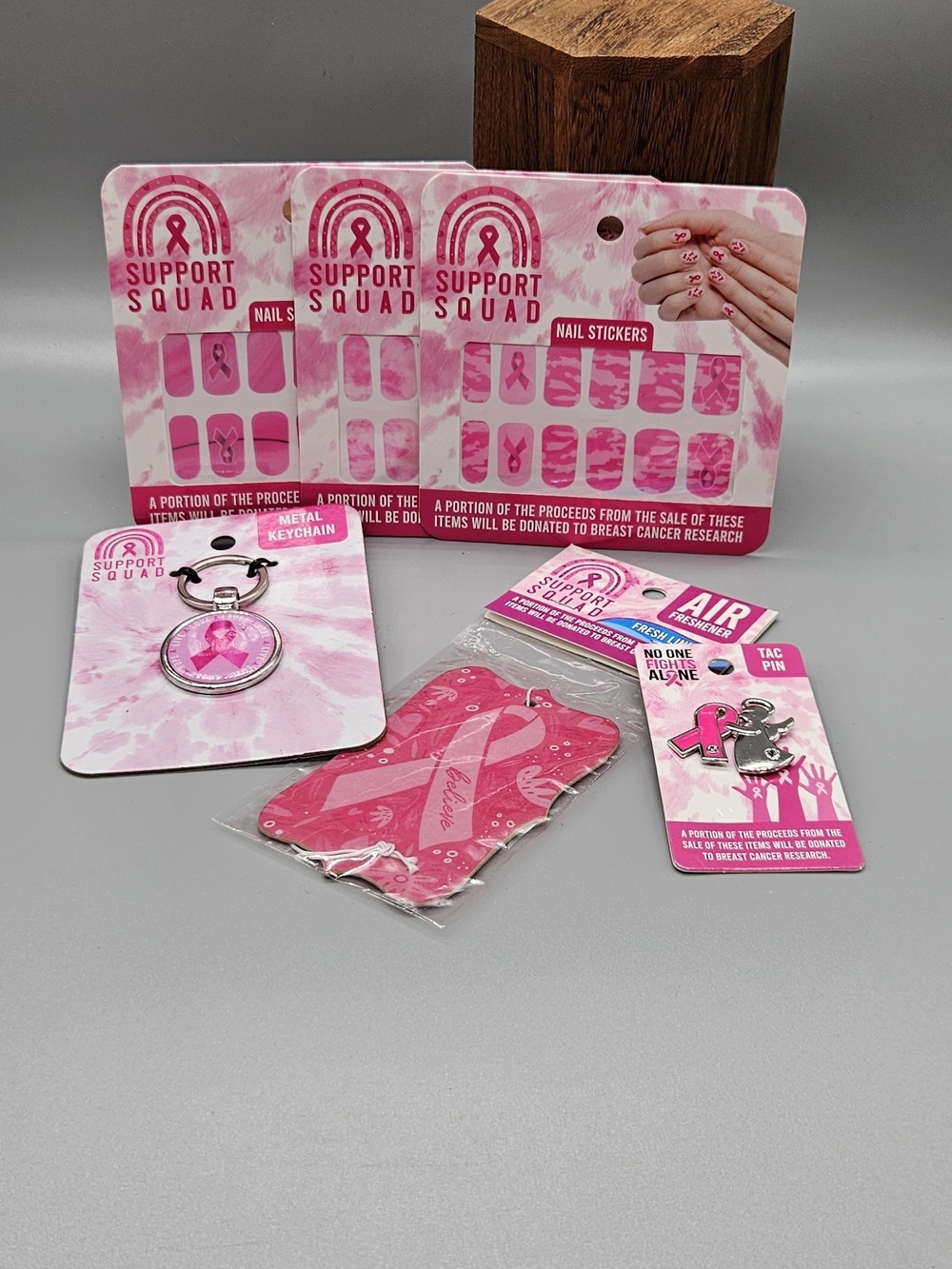 Pink Breast Cancer Awareness Nail Stickers & Accessories
